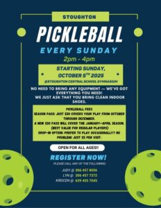 Pickleball @ Stoughton Central School